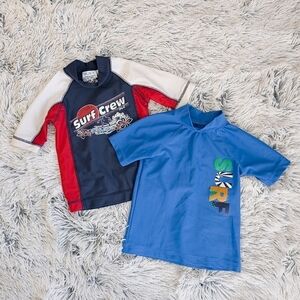 3 For $10* 2 Short Sleeve Rashguards size 3T